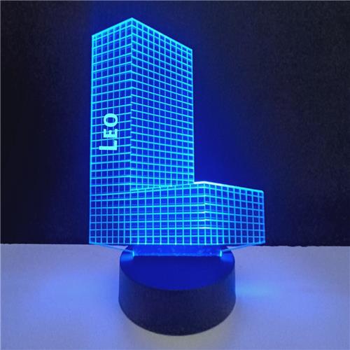 3D LED Lamp - Letter Met Naam - Leo