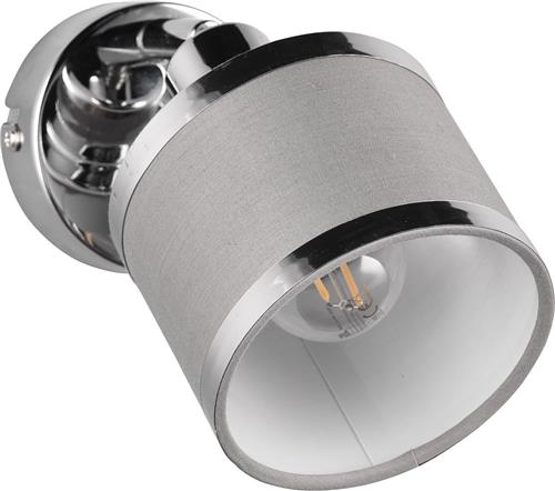 LED Wandspot - Trion Arona - E14 Fitting - 1-lichts - Rond - Chroom - Metaal