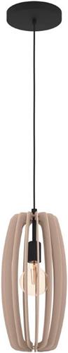 EGLO Bajazzara Hanglamp - E27 - 26 cm - Zwart