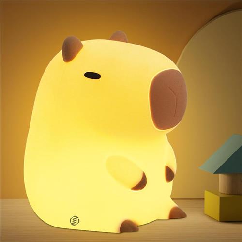 Equivera Capybara Lamp - Capibara Lamp - Nachtlampje Kinderen - Nachtlampje Baby - Lampje Slaapkamer