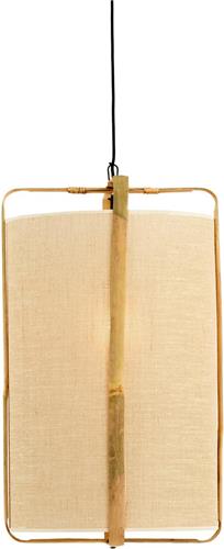 Light & Living Hanglamp Sendai - Zand - Ø42cm - Modern - Hanglampen Eetkamer, Slaapkamer, Woonkamer