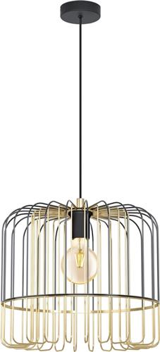 EGLO Asunción Hanglamp - 1 lichts - Ø37 cm - E27 - Nikkel - Nero