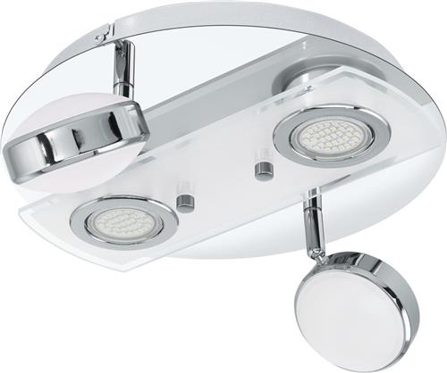 EGLO Salto plafondverlichting Chroom, Wit LED 5,4 W