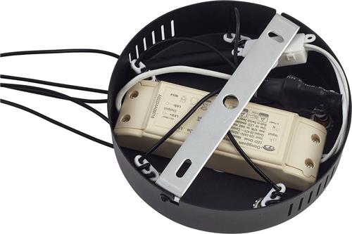 Lindby - Hanglampen- met dimmer - 6lichts - IJzer, polycarbonaat - zand zwart, goud - Inclusief lichtbronnen