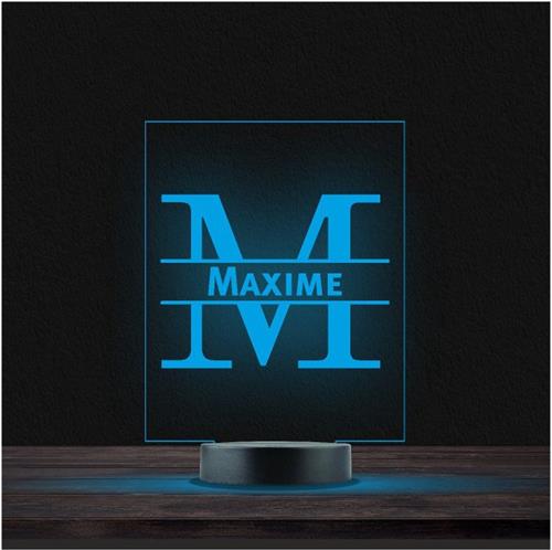 Led Lamp Met Naam - RGB 7 Kleuren - Maxime