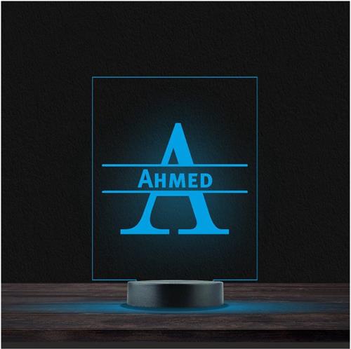 Led Lamp Met Naam - RGB 7 Kleuren - Ahmed