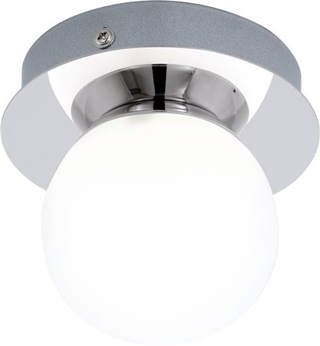 EGLO Mosiano - Plafondlamp - 1 Lichts - LED - Ø110mm. - Chroom - Wit