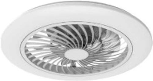 LEDVANCE Slimme wand- en plafondlamp LED voor plafond, SMART WIFI CEILING FAN / 74 W, 3,6 V, stralingshoek: 110, Afstembaar wit, 3000...6500 K, materiaal behuizing: (ABS), IP20 1-pack