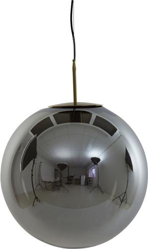 Light & Living Hanglamp Medina - Smoke Glas - Ø48cm - Modern - Hanglampen Eetkamer, Slaapkamer, Woonkamer
