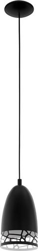 EGLO Savignano Hanglamp - E27 - Staal - Zwart;Wit