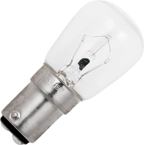 Schiefer BA15d Buis Gloeilamp | 15W 2700K 140lm 12V | Dimbaar