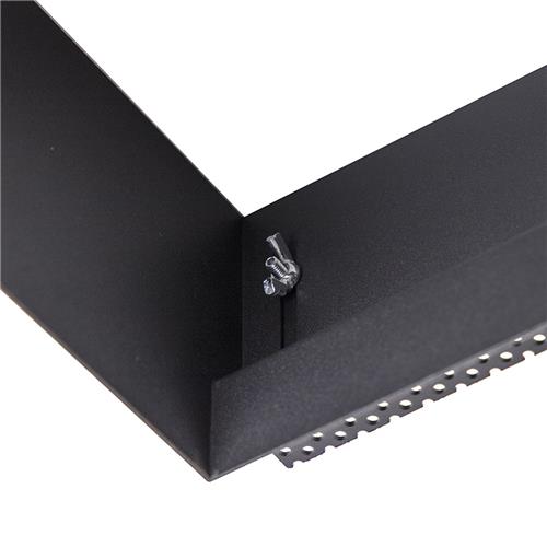 QAZQA Inbouwspot zwart GU10 AR111 Trimless - Oneon