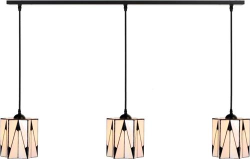 Art Deco Trade - 3 x Tiffany French Art Deco aan plafondbalk