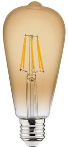 LED Lamp - Filament Rustiek - Vita - E27 Fitting - 6W - Warm Wit 2200K