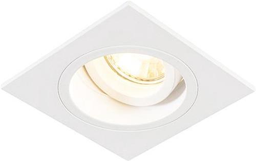 QAZQA chuck - Moderne LED Smart Inbouwspot incl. wifi - 1 lichts - L 92 mm - Wit - Woonkamer | Slaapkamer | Keuken