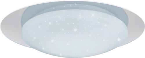 LED Plafondlamp - Plafondverlichting - Trion Frida - 8.5W - Aanpasbare Kleur - Afstandsbediening - Sterlicht - Dimbaar - Rond - Mat Wit - Kunststof