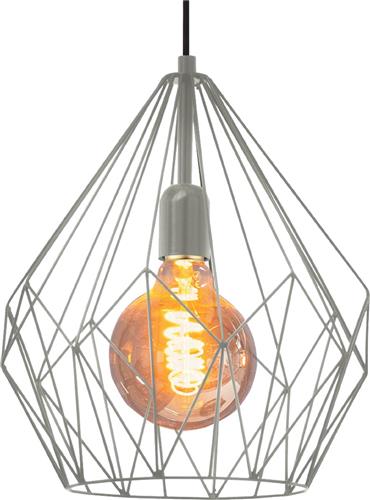 EGLO Carlton Hanglamp - E27 - Ø 31 cm - Mat Grijs