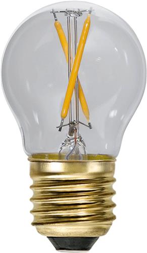 Kogellamp - E27 - 0.5W - Super Warm Wit <2200K - Filament - Helder