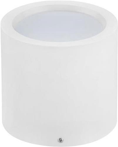 LED Downlight - Opbouw Rond Hoog XL 15W - Natuurlijk Wit 4200K - Mat Wit Aluminium - Ø180mm