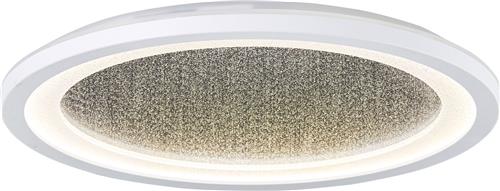 BRILLIANT LED-plafondlamp met glittereffect, 22 W, 2200 lm, 4000 K, wit