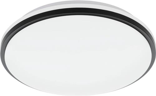 EGLO Pinetto Plafonnière - LED - Staal;Kunststof - Zwart;Wit
