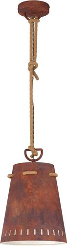 EGLO Meopham - Hanglamp - E27 - Ø 24 cm - Roestbruin