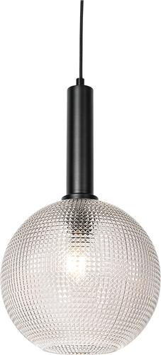 QAZQA chico - Design Hanglamp - 1 lichts - Ø 25 cm - Zwart - Woonkamer | Slaapkamer | Keuken