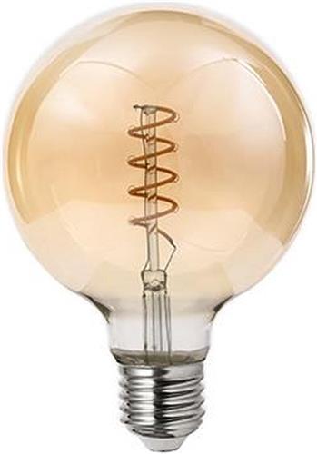 E27 filament lamp - Dimbaar - Extra warm wit - 250 Lumen - 4W - G95