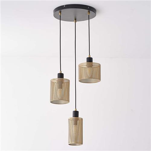 Hanglamp Avery - zwart met goud