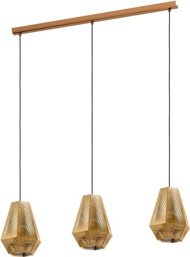 EGLO Chiavica 1 Hanglamp - E27 - Staal - Goud