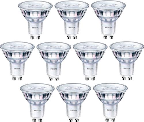 10 stuks Philips LED GU10 4.9W/830 36º 460lm Niet dimbaar Ø5cm