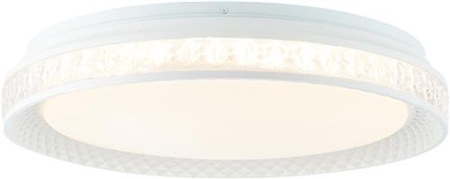 Brilliant Burlie - Plafondlamp - Transparant;Wit