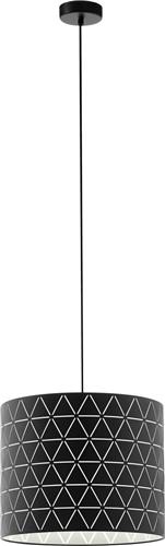 EGLO Ramon Hanglamp - 1 lichts - Ø37 cm - E27 - Zwart