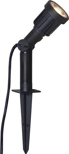 Star Trading Spot LED Buitenspot, decoratie, zwart, LED, warm wit, voor buitengebruik, 19 cm