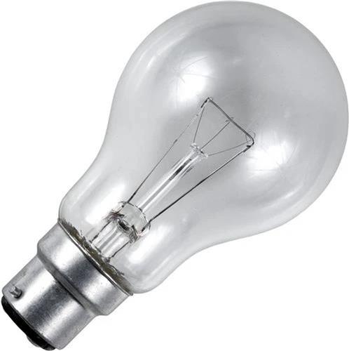 Schiefer Ba22d Gloeilamp | 60W 2700K 650lm 42V | Dimbaar