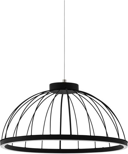 EGLO Bogotenillo Hanglamp - LED - Ø 40 cm - Zwart/Wit