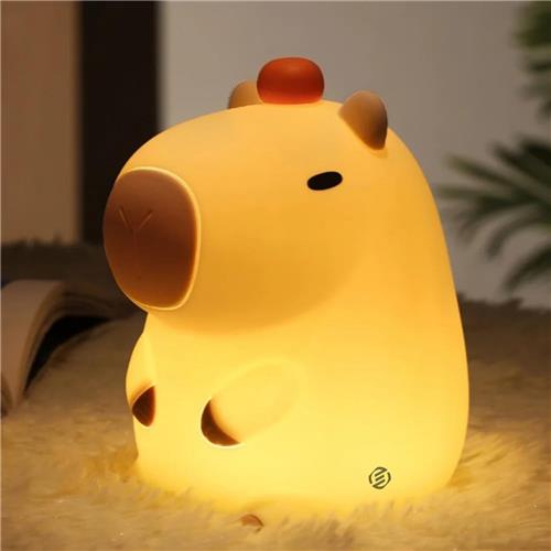 Equivera Capybara Lamp - Capibara Lamp - Nachtlampje Kinderen - Nachtlampje Baby - Lampje Slaapkamer