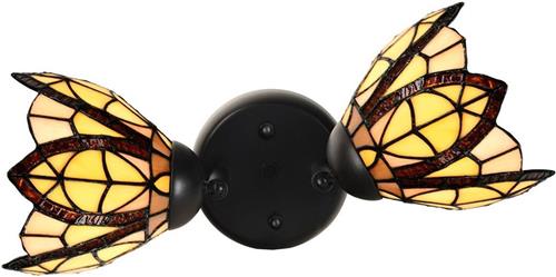Art Deco Trade - Dubbele spot Zwart met Flow Souplesse Small