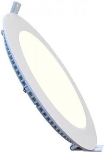 LED Downlight Slim - Inbouw Rond 3W - Natuurlijk Wit 4200K - Mat Wit Aluminium - Ø83mm
