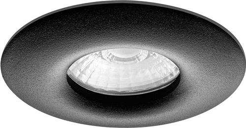 Dimtone IP65 Badkamerspot Siri -Rond Zwart -Philips Warm Glow -Dimbaar -4.9W -Philips LED
