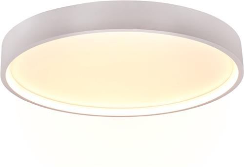 LED Plafondlamp - Plafondverlichting - Torna Dile - 29W - Aanpasbare Lichtkleur - Rond - Mat Wit - Metaal
