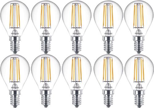 Philips CorePro LEDLuster P45 E14 3.4W 2700K 470lm 230V - Helder - Dimbaar - Warm Wit - Per doos á 10 stuks