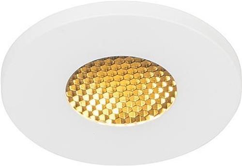 QAZQA shed - Moderne Inbouwspot voor badkamer - 1 lichts - Ø 85 mm - Wit -