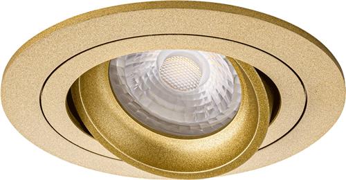Premium Inbouwspot Ermano Goud Ronde spot Koel Wit (4000K) Met Philips LED