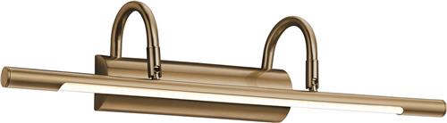 LED Spiegelverlichting - Schilderijverlichting - Trion Codrado - 8W - Warm Wit 3000K - Oud Brons - Aluminium