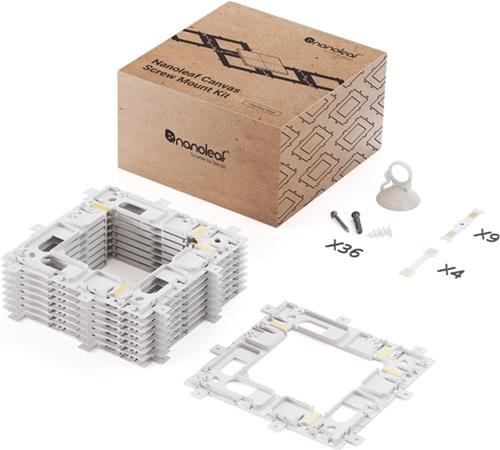 Nanoleaf Canvas Bevestigingsset - Bevestiging voor Oneffen Oppervlaktes - 9 Stuks