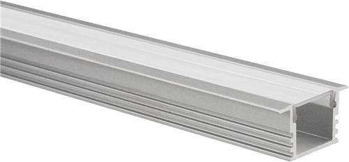 LED strip profiel Matera aluminium hoog 1m incl. transparante afdekkap