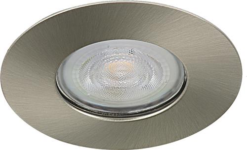 IP65 LED Inbouwspot Kayla -Rond RVS Look -Koel Wit -Dimbaar 4.9W -Philips