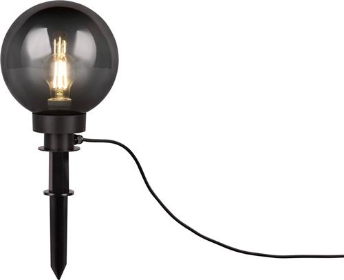 REALITY BOLO - Grondspie - Rookkleur - excl. 1x E27 4W - Buitenverlichting - IP44