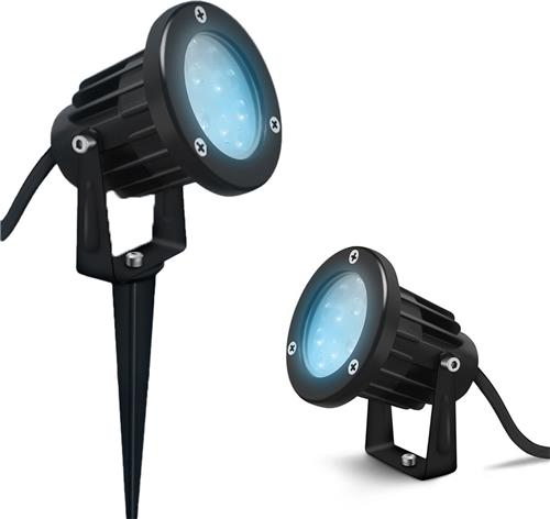 Zigbee 3.0 Mesh LED Tuinspot Pro - 7W - White and color ambiance - Werkt met de bekende verlichting apps
